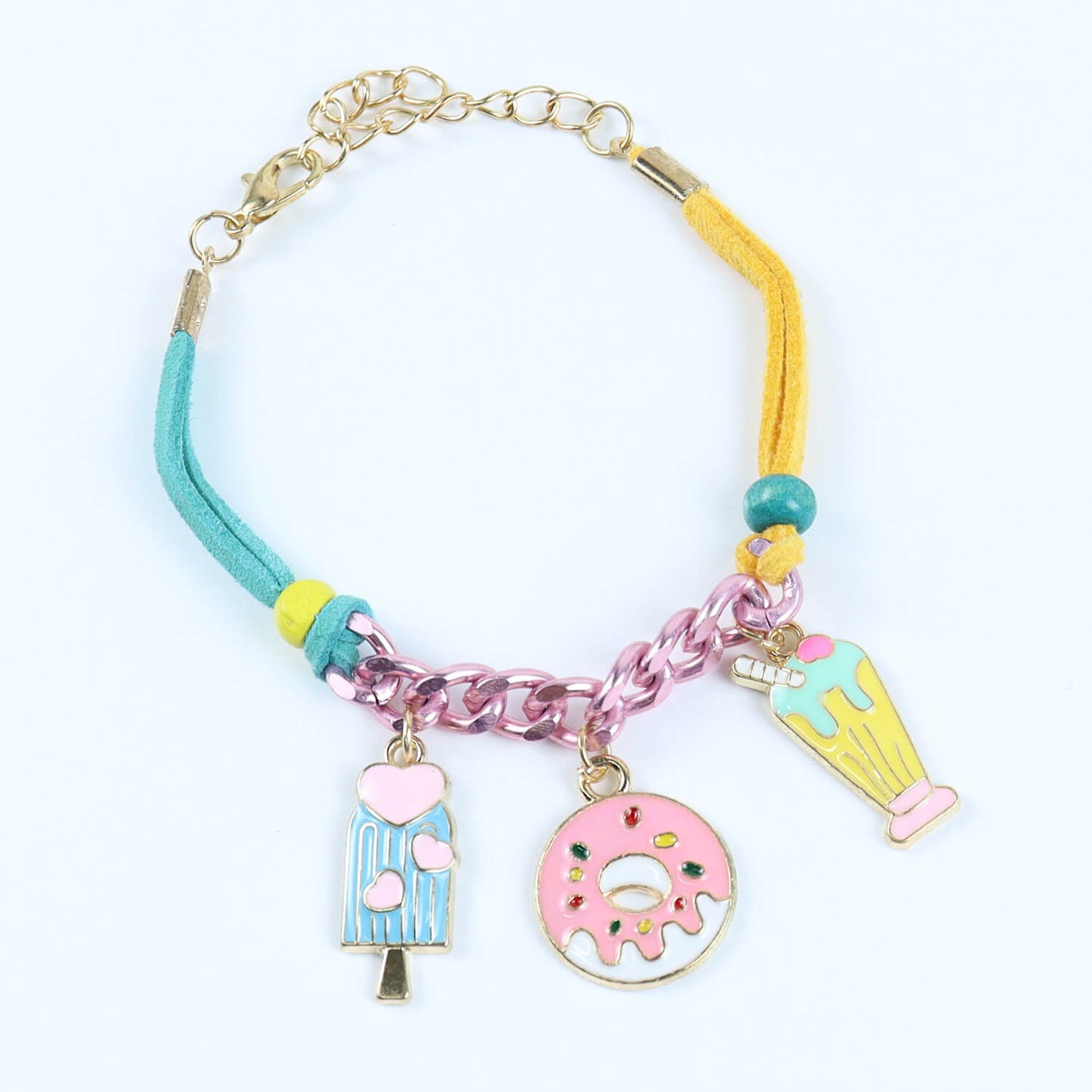 Ice-Cream Donut Multi-Charm Bracelet Kids Rakhi
