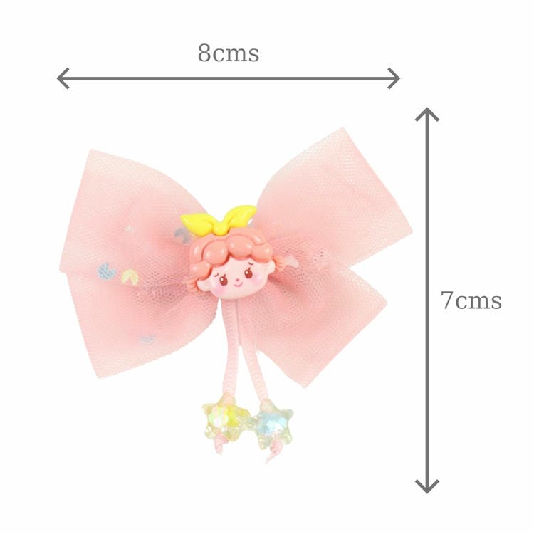 Set of 2 Charms Bow Hair Clips
