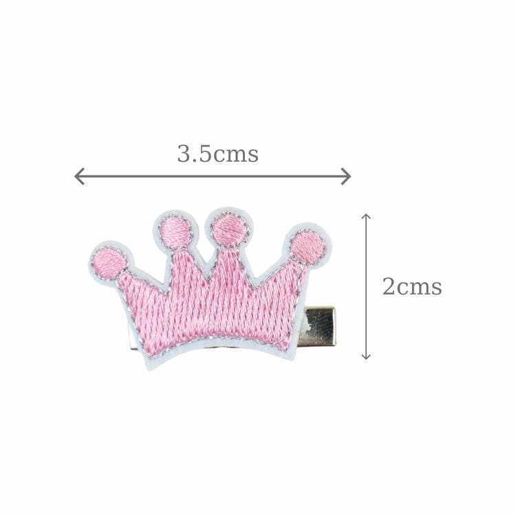 Set of 5 Fabric Resin Hair Clips