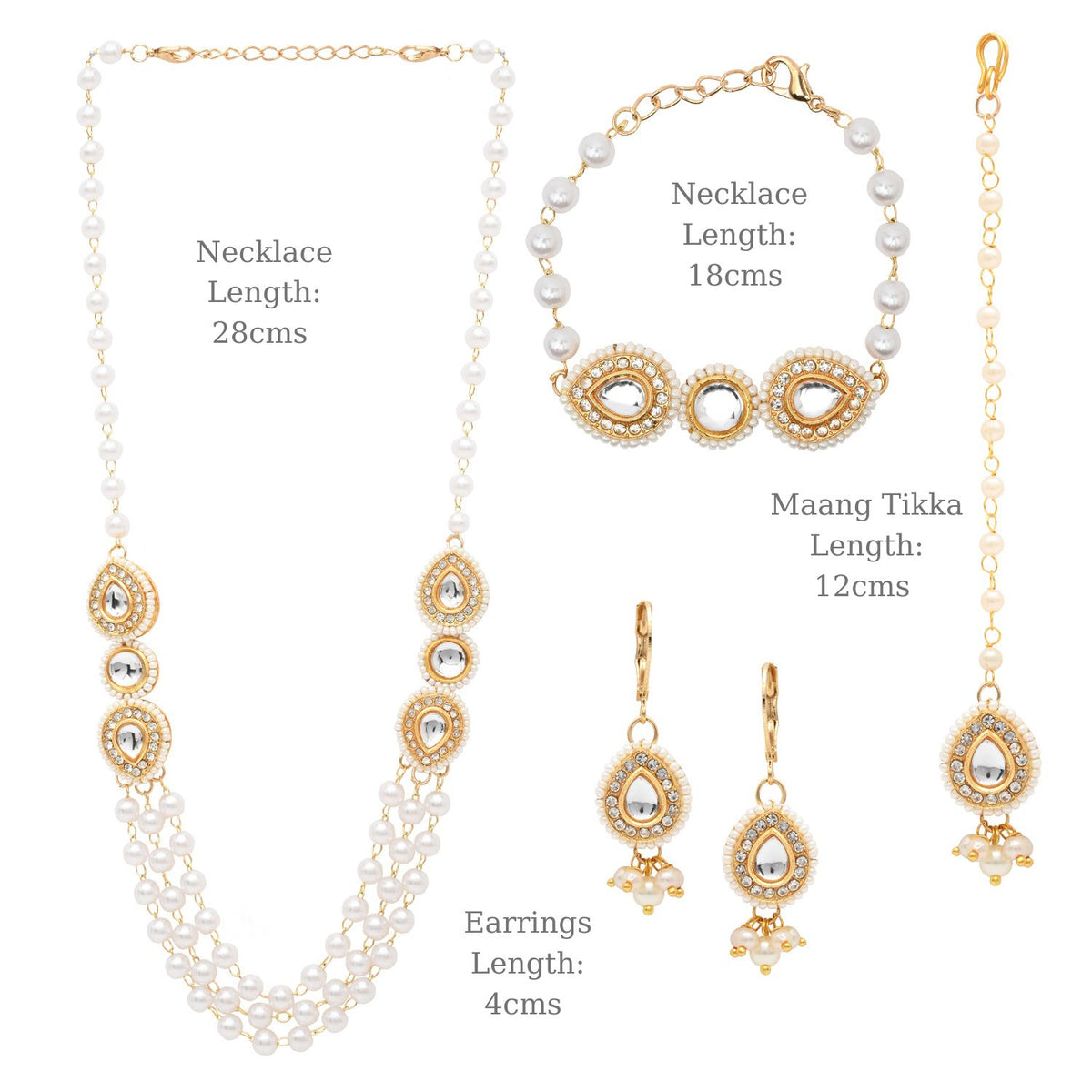 Kundan Jewellery Set for Girls