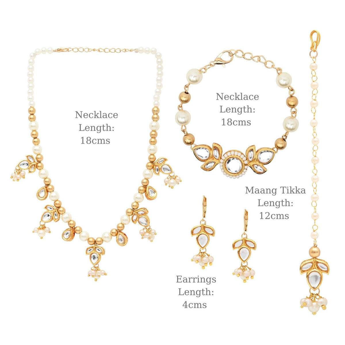 Kundan Jewellery Set for Girls