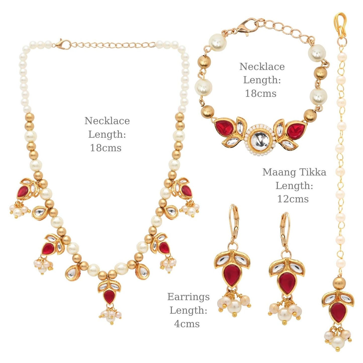 Kundan Jewellery Set for Girls