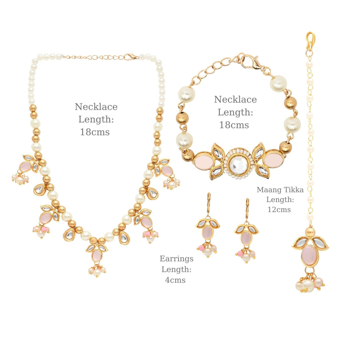 Kundan Jewellery Set for Girls