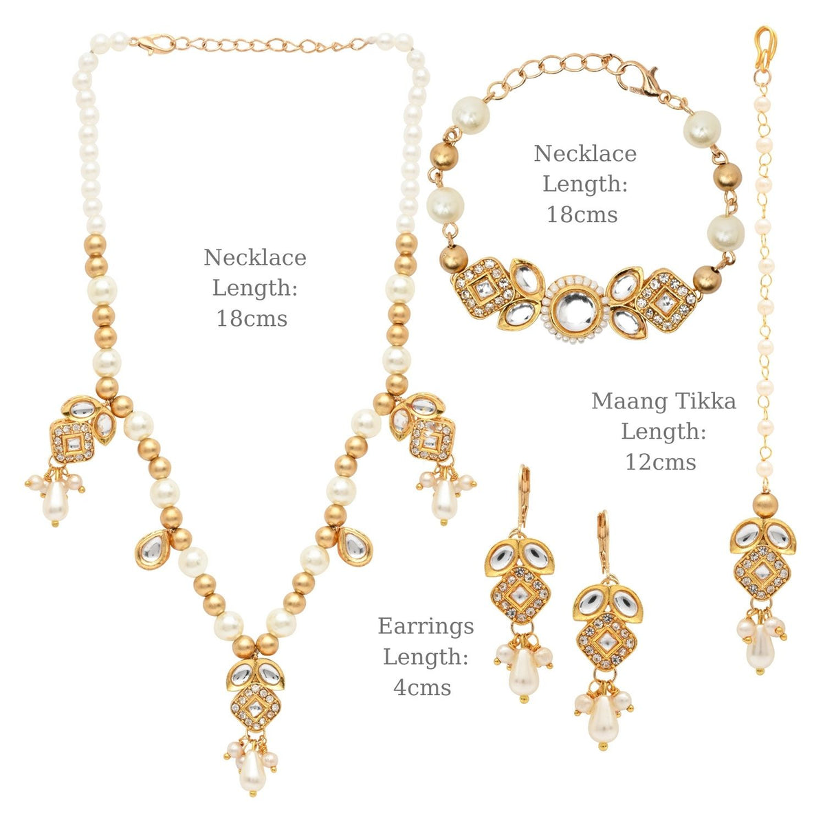 Kundan Jewellery Set for Girls