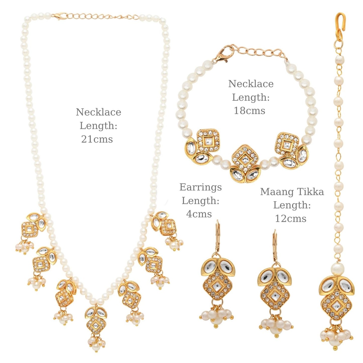 Kundan Jewellery Set for Girls