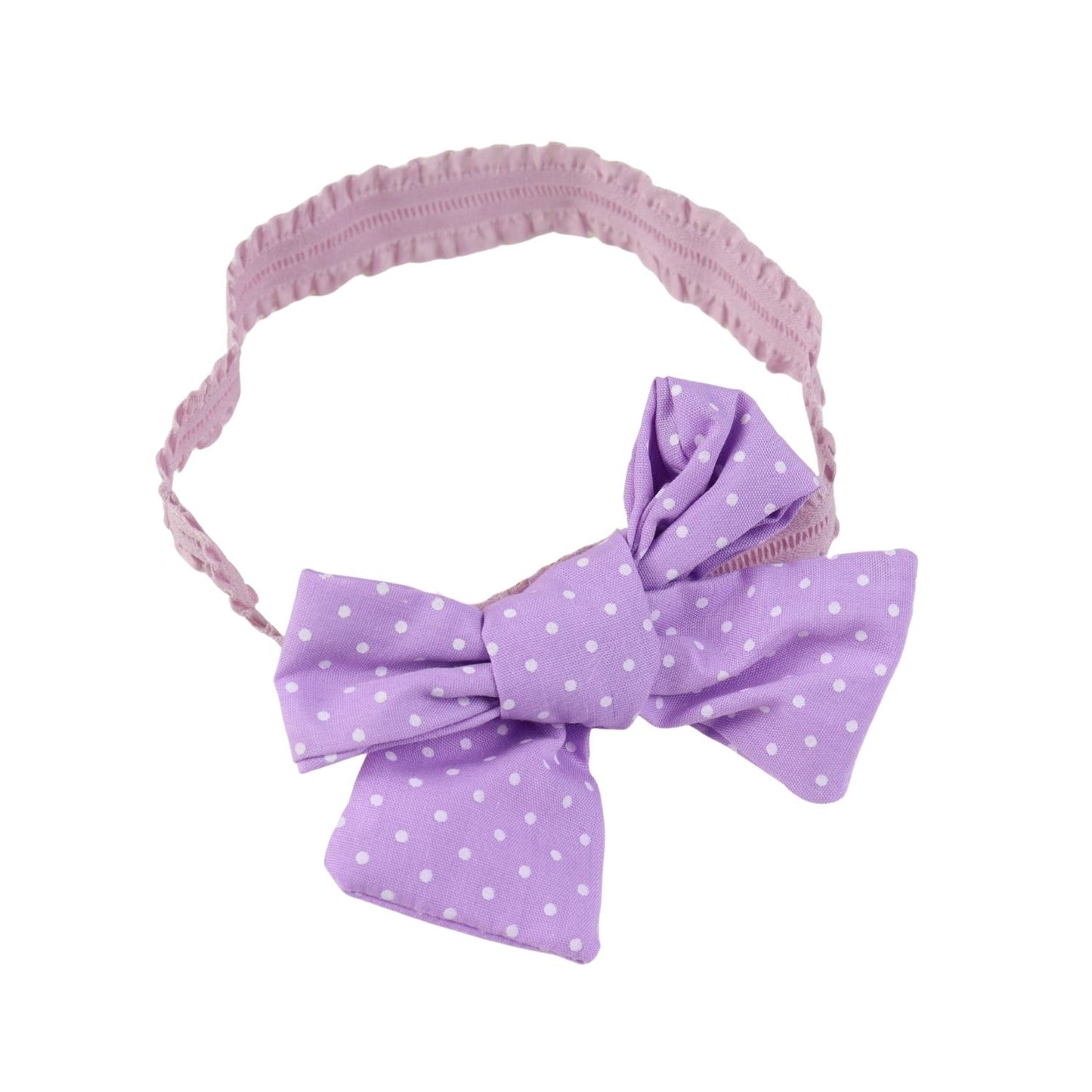 Polka Dot Bow Headband