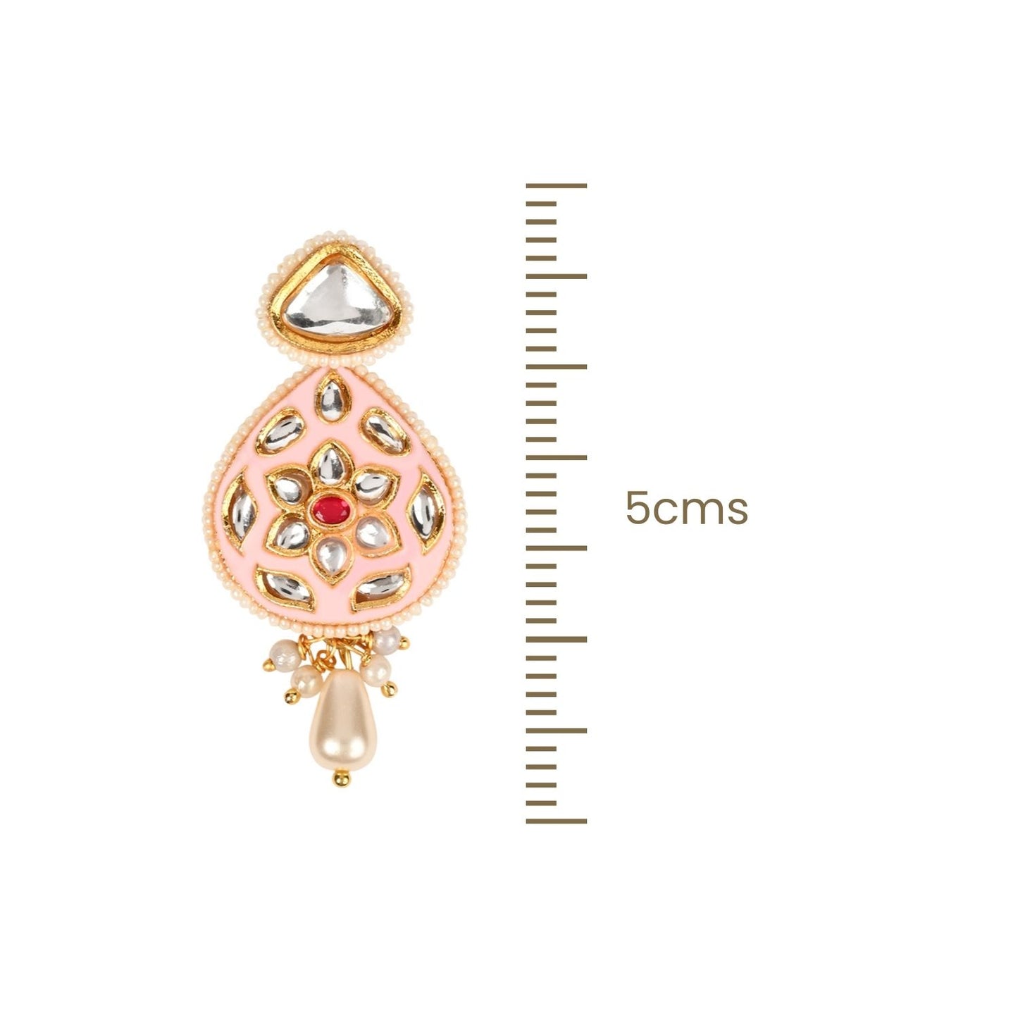 Kundan Mina Stone Jewellery Set for Girls