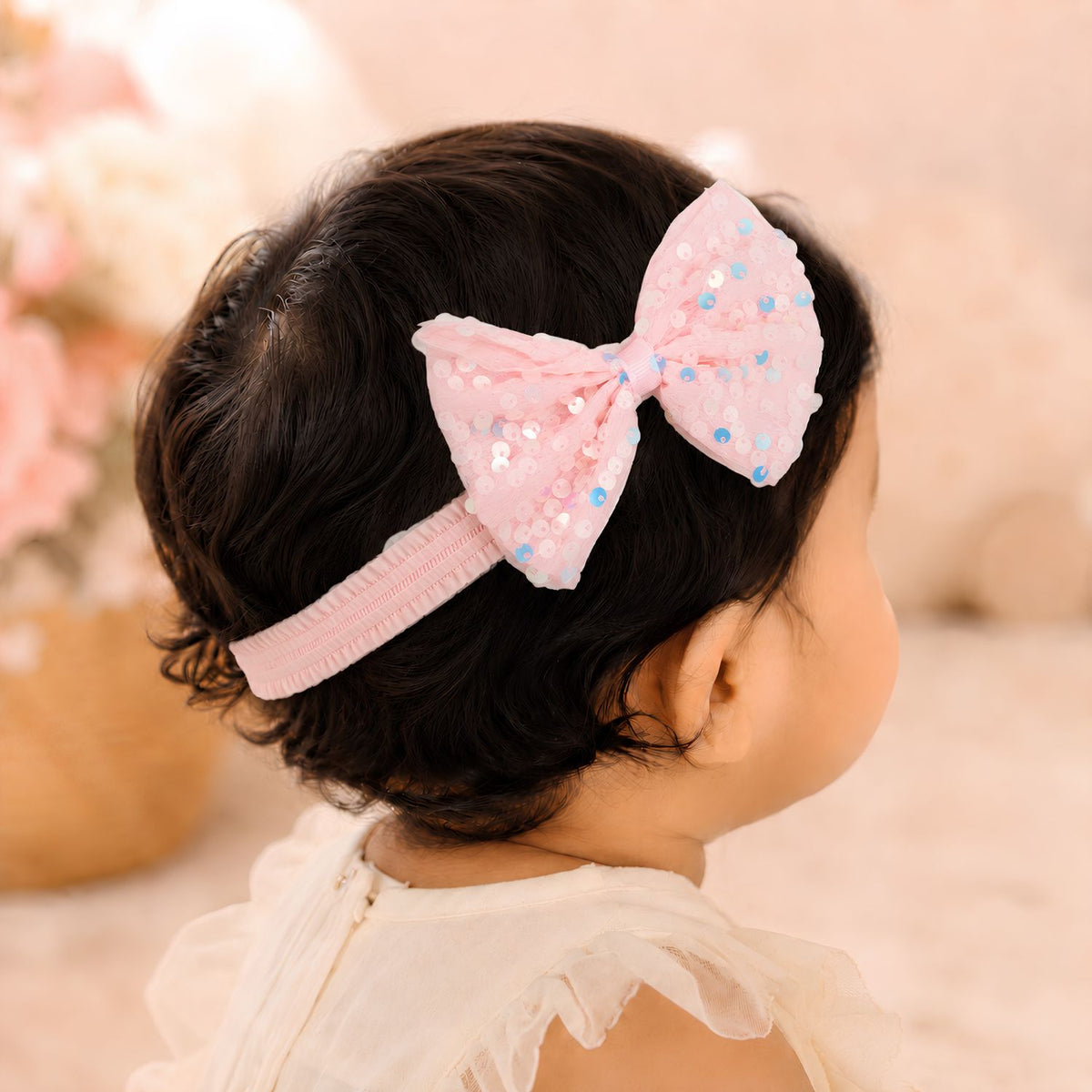 Glitter Bow Headband