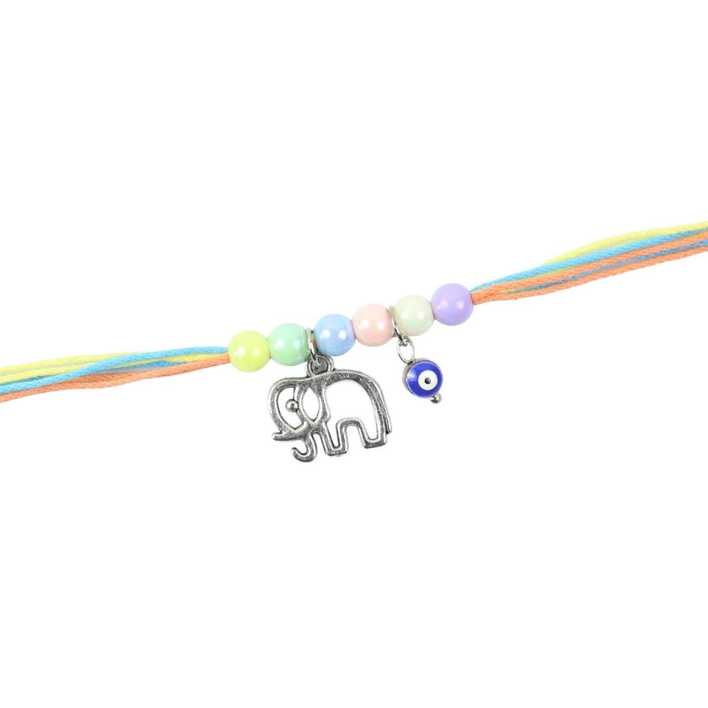Evil Eye Elephant Bracelet Rakhi