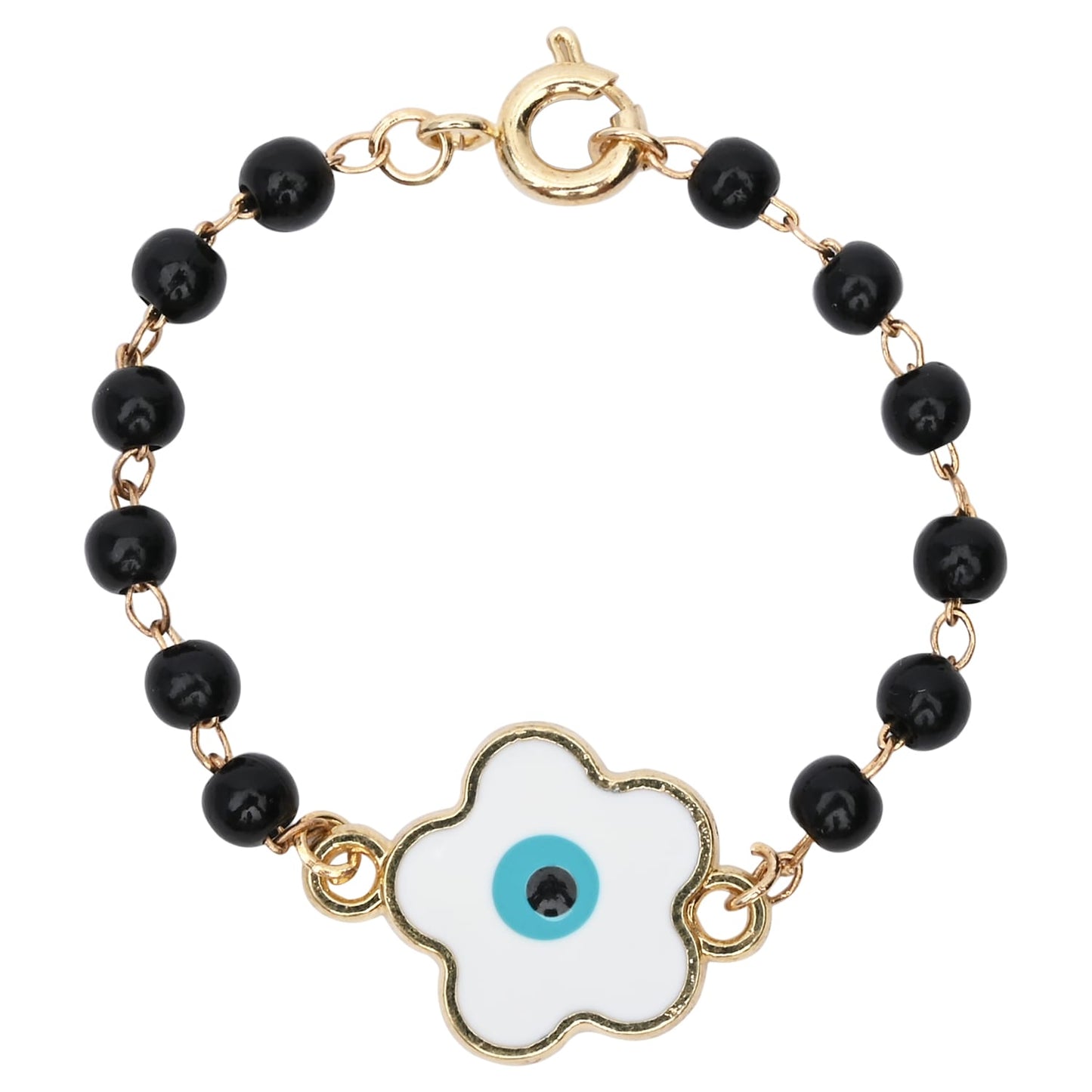 Nazariya Bracelet Floral Evil Eye Charm