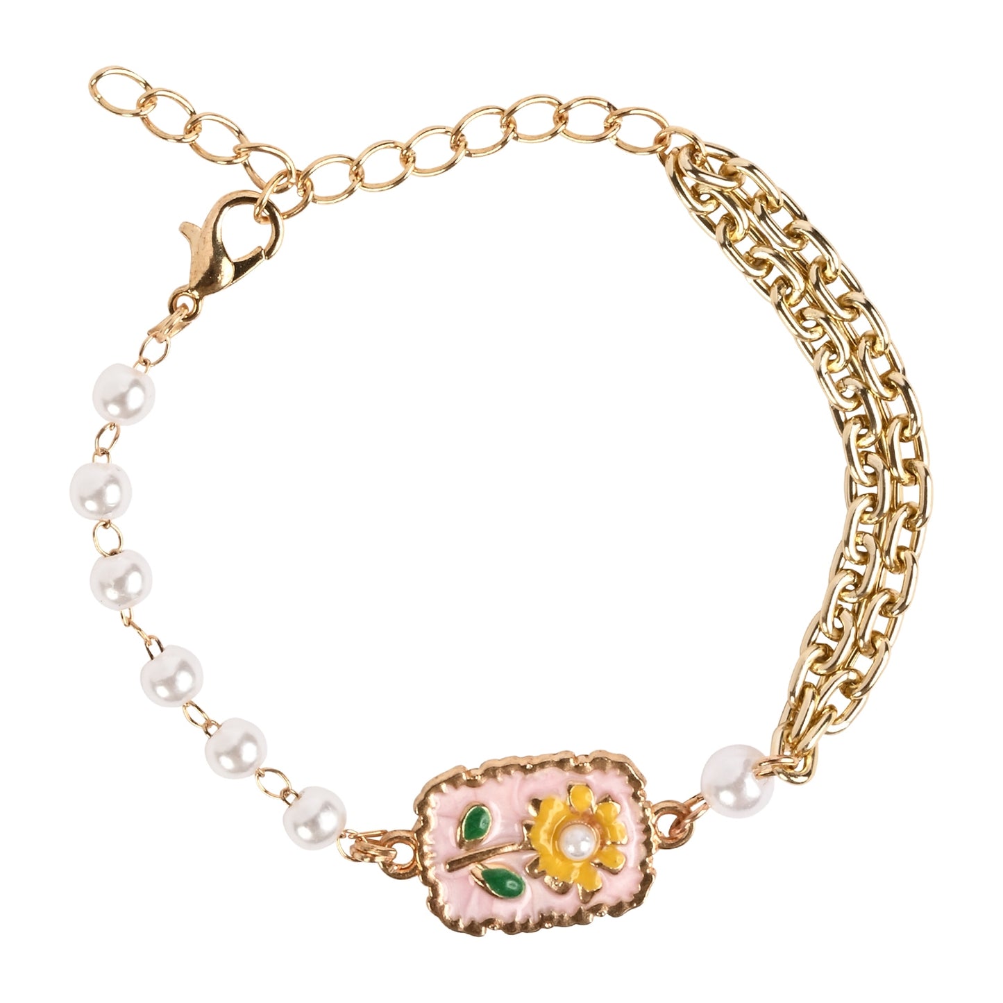 Floral Charm Girls Bracelet Rakhi