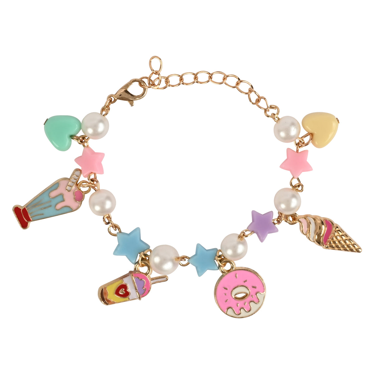 Multi-Charm Bracelet Rakhi for Girls