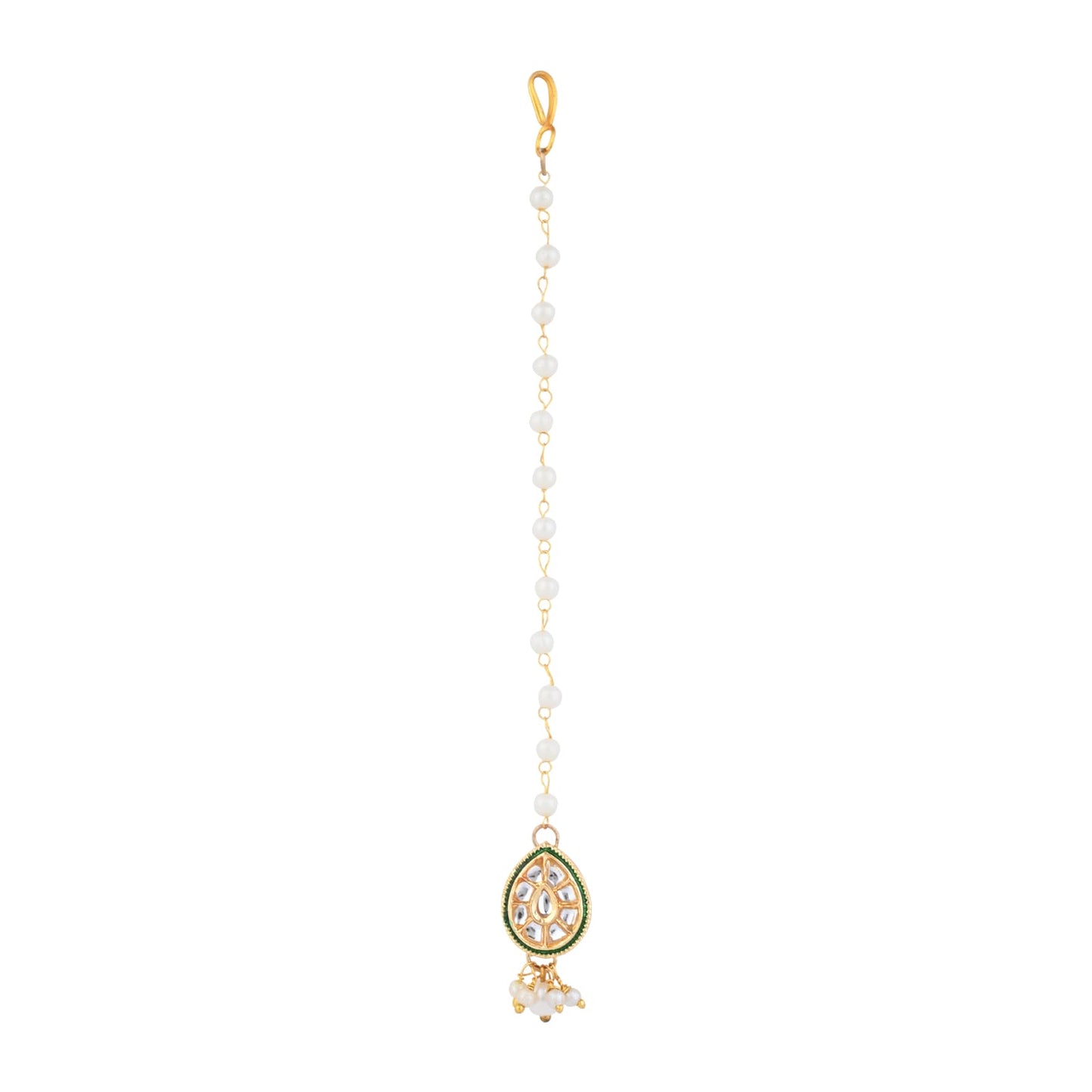 Kundan Stone Maang Tikka for Girls