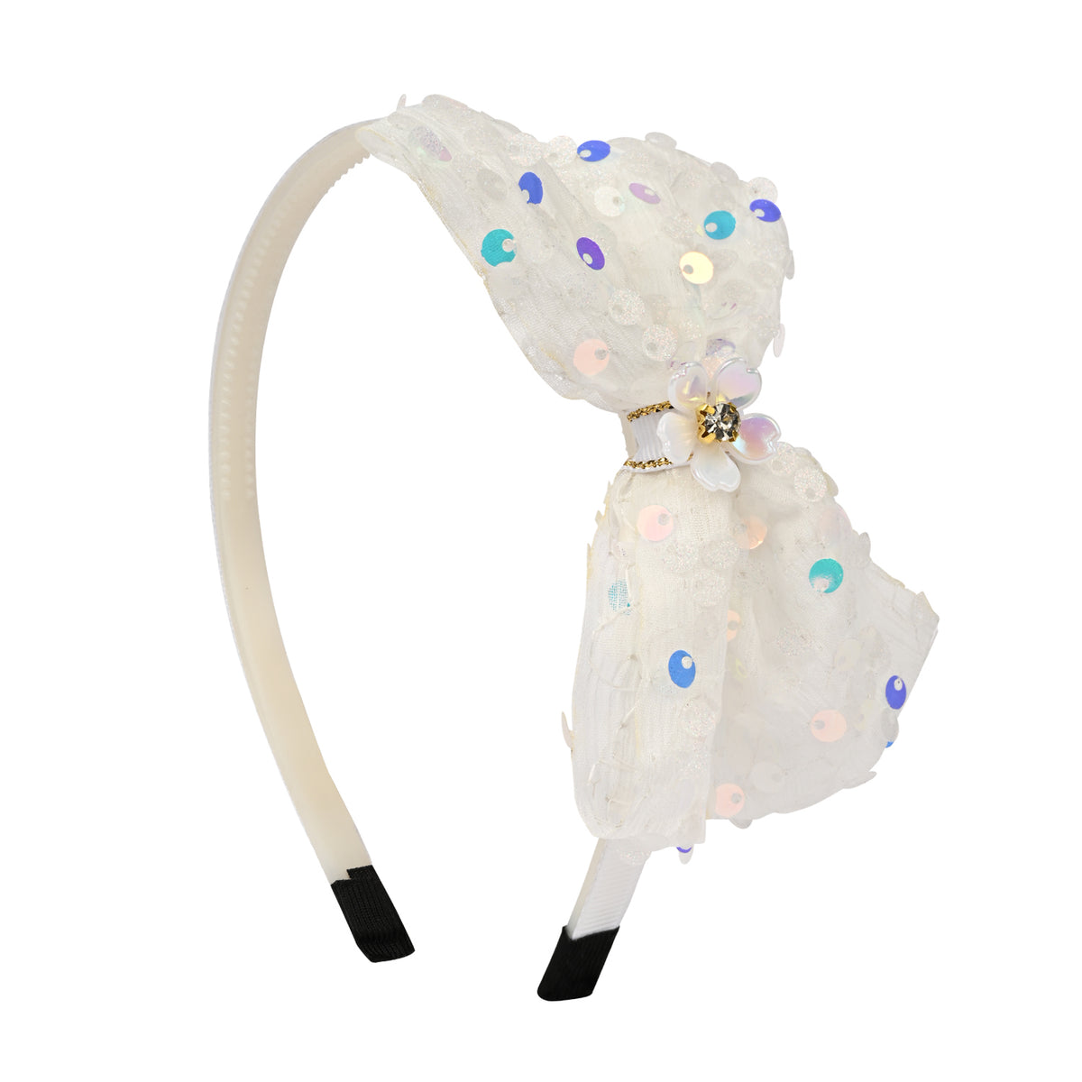 Sequin Bow Embellished Hairband