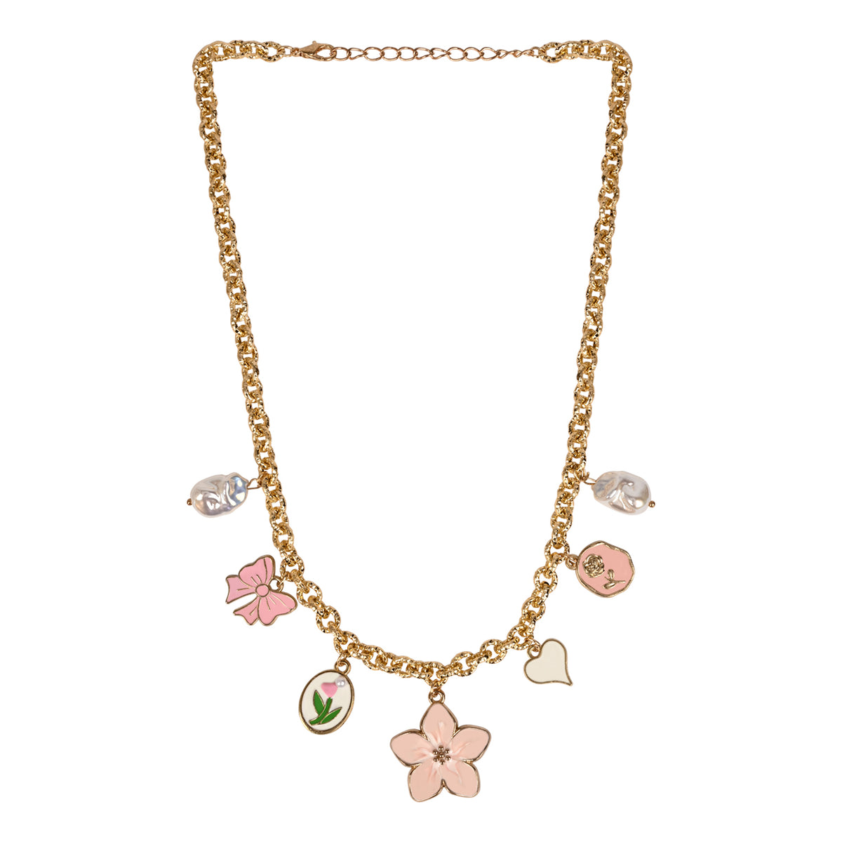 Floral Charm Necklace