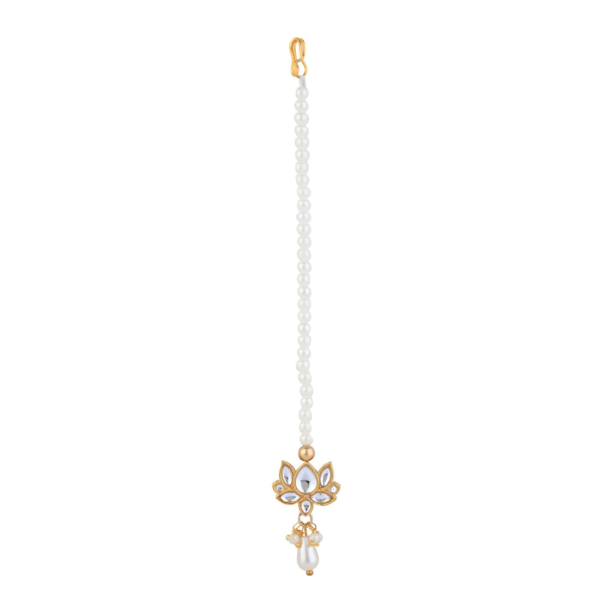 Kundan Stone Maang Tikka for Girls