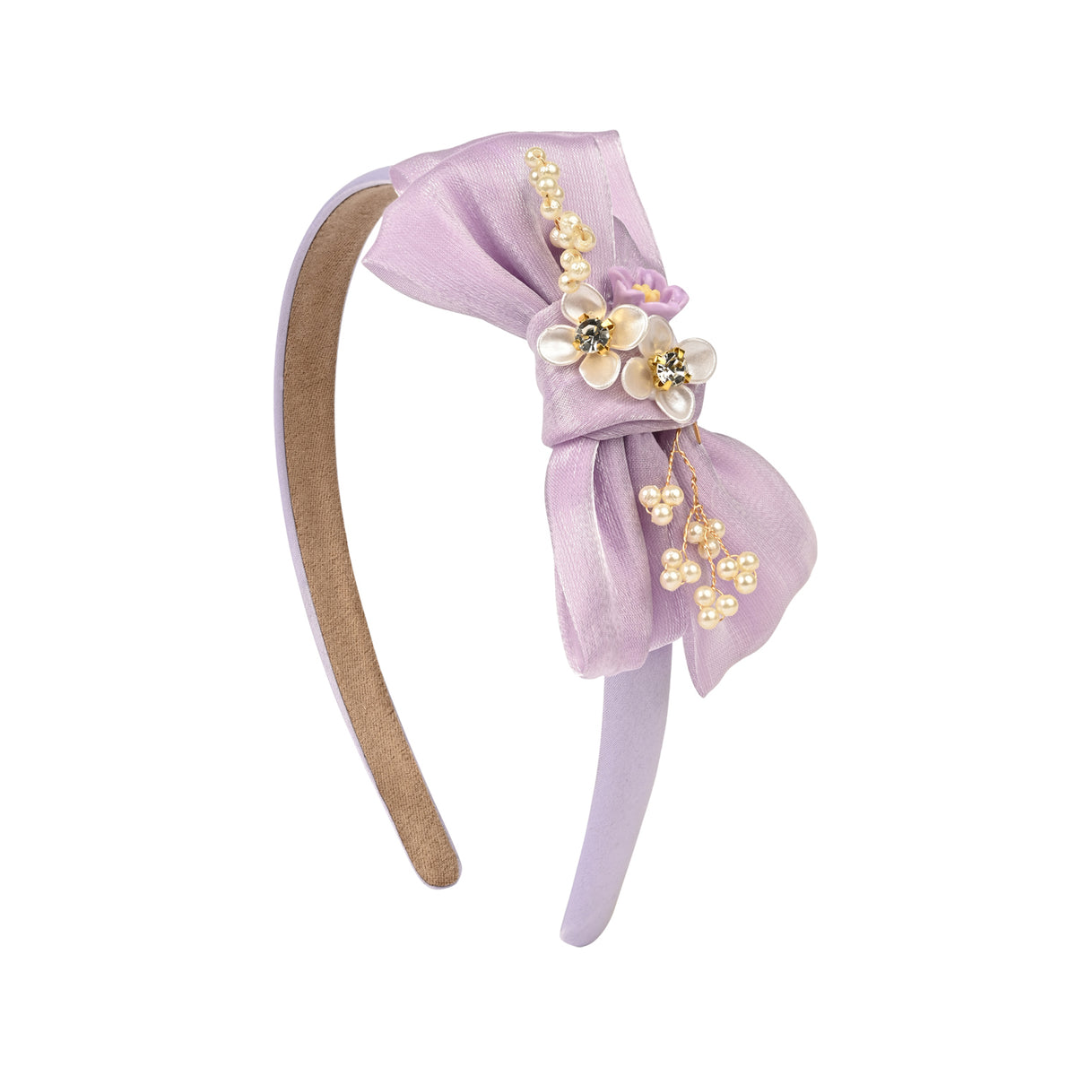 Filigree Embellished Bow Hairband