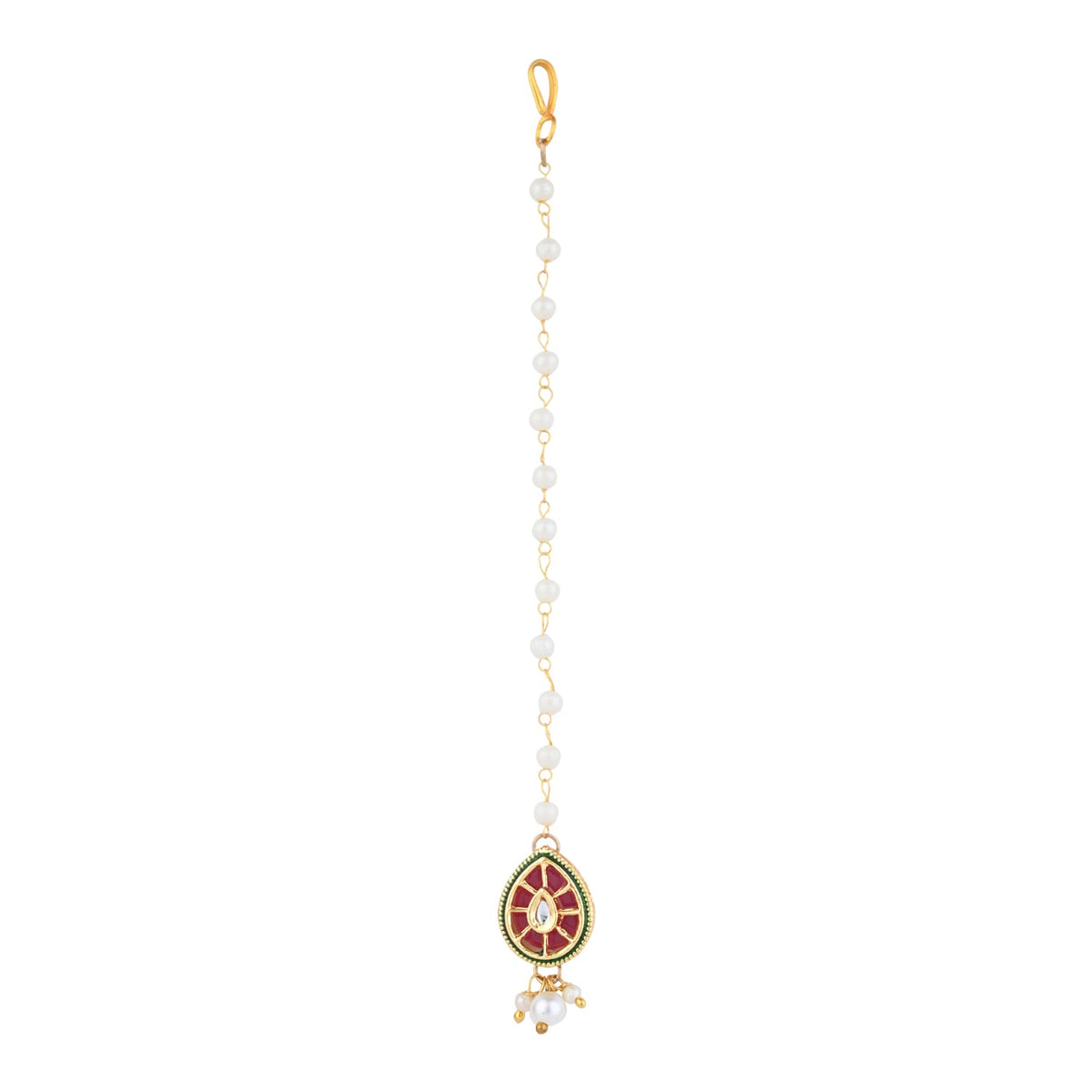 Kundan Stone Maang Tikka for Girls