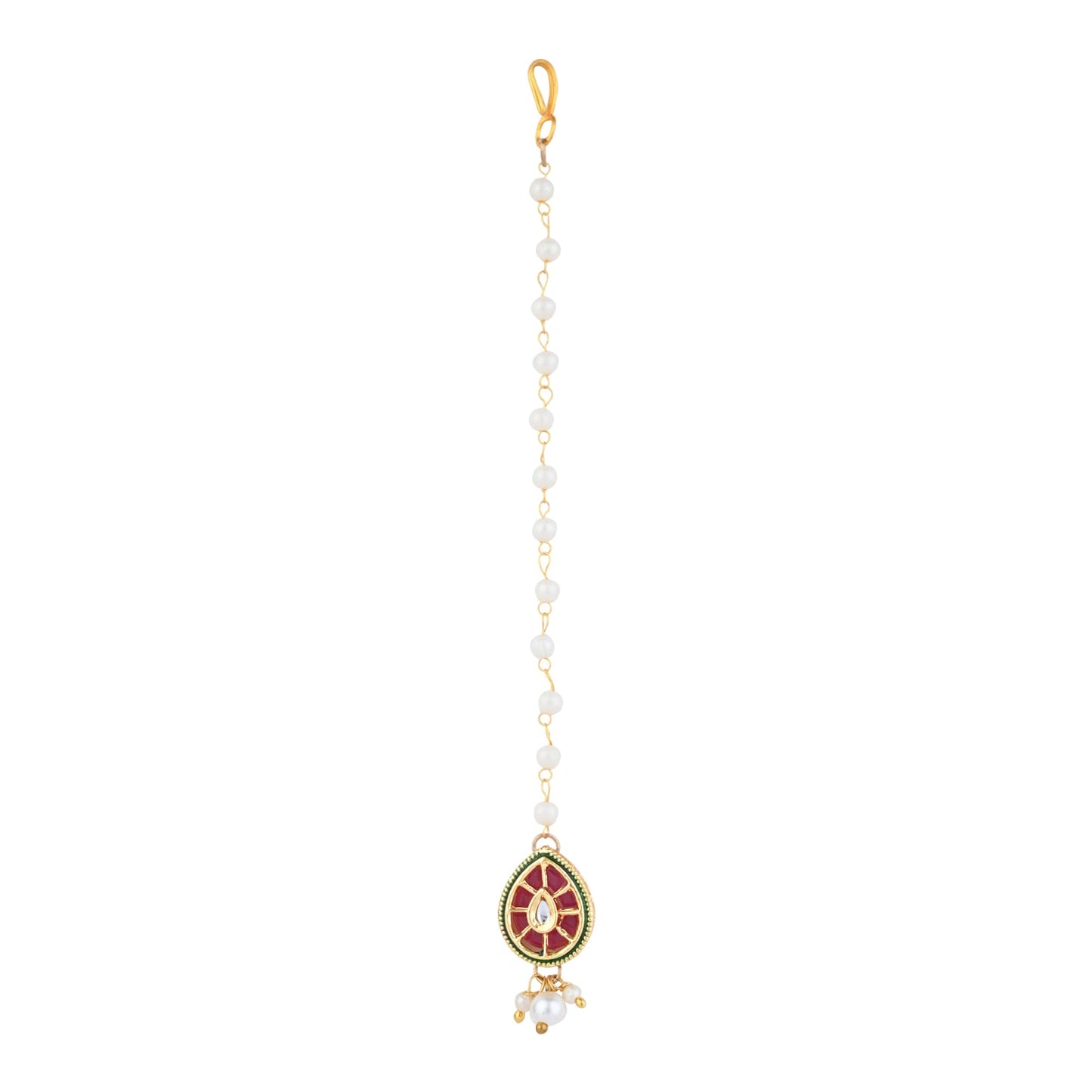 Kundan Stone Maang Tikka for Girls