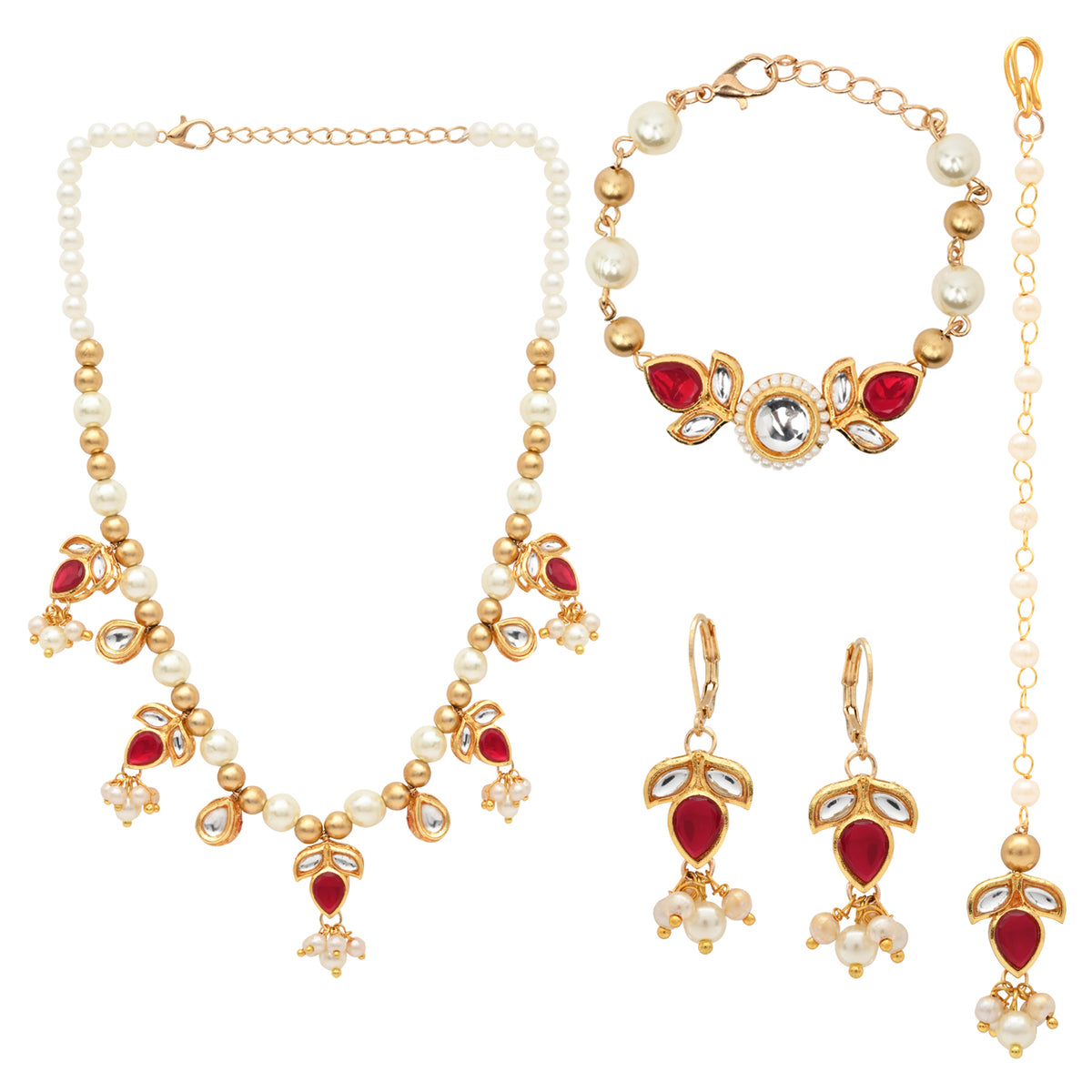 Kundan Jewellery Set for Girls