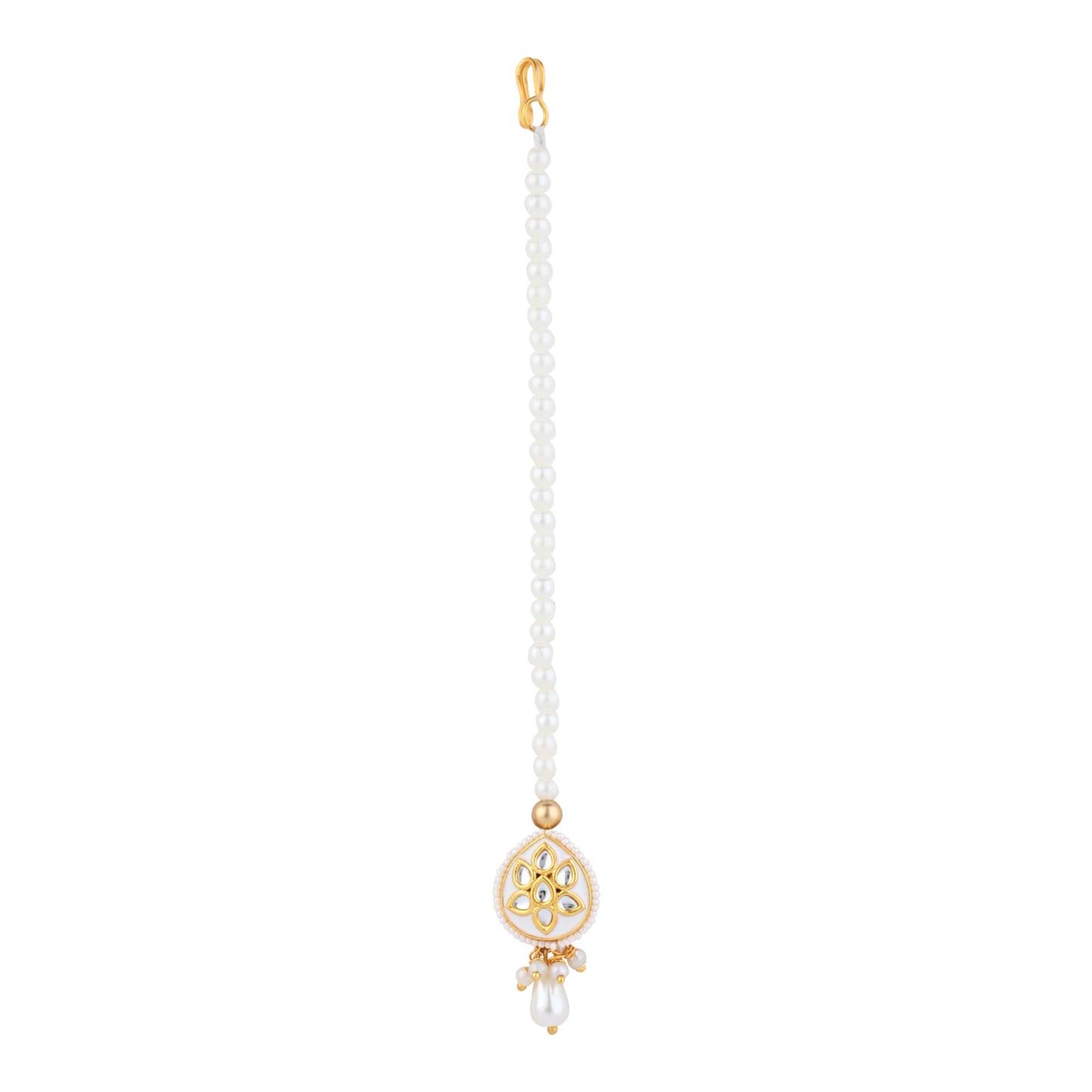 Kundan Stone Maang Tikka for Girls