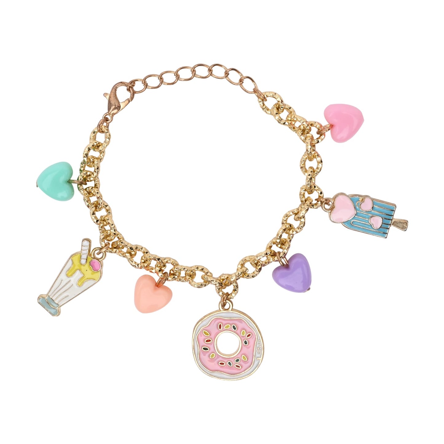 Ice-Cream Donut Charms Bracelet