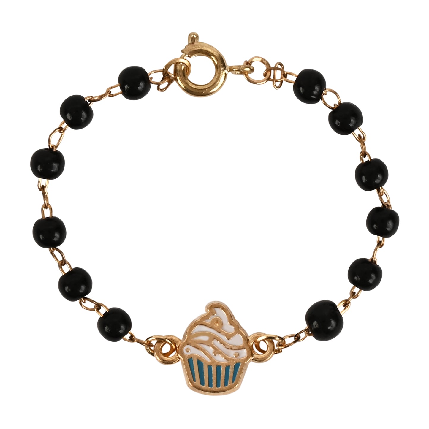 Cupcake Charm Nazariya Girls Bracelet Rakhi