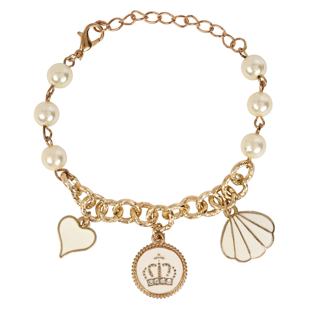 Heart Multi-Charm Kids Bracelet