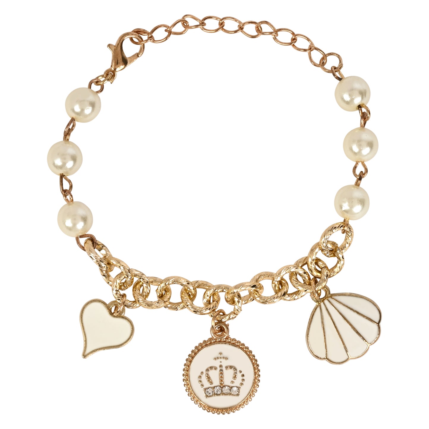 Heart Multi-Charm Kids Bracelet