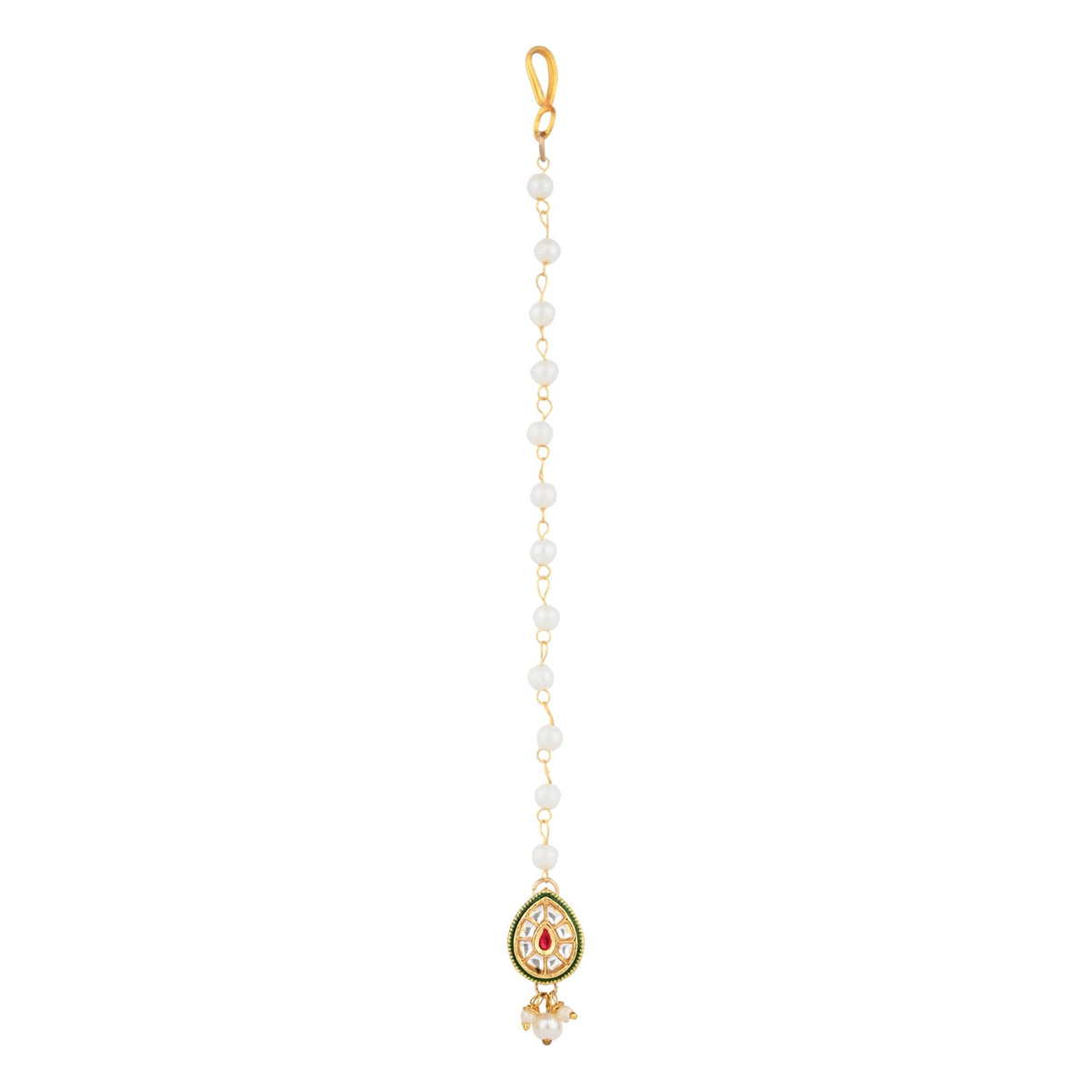 Kundan Stone Maang Tikka for Girls