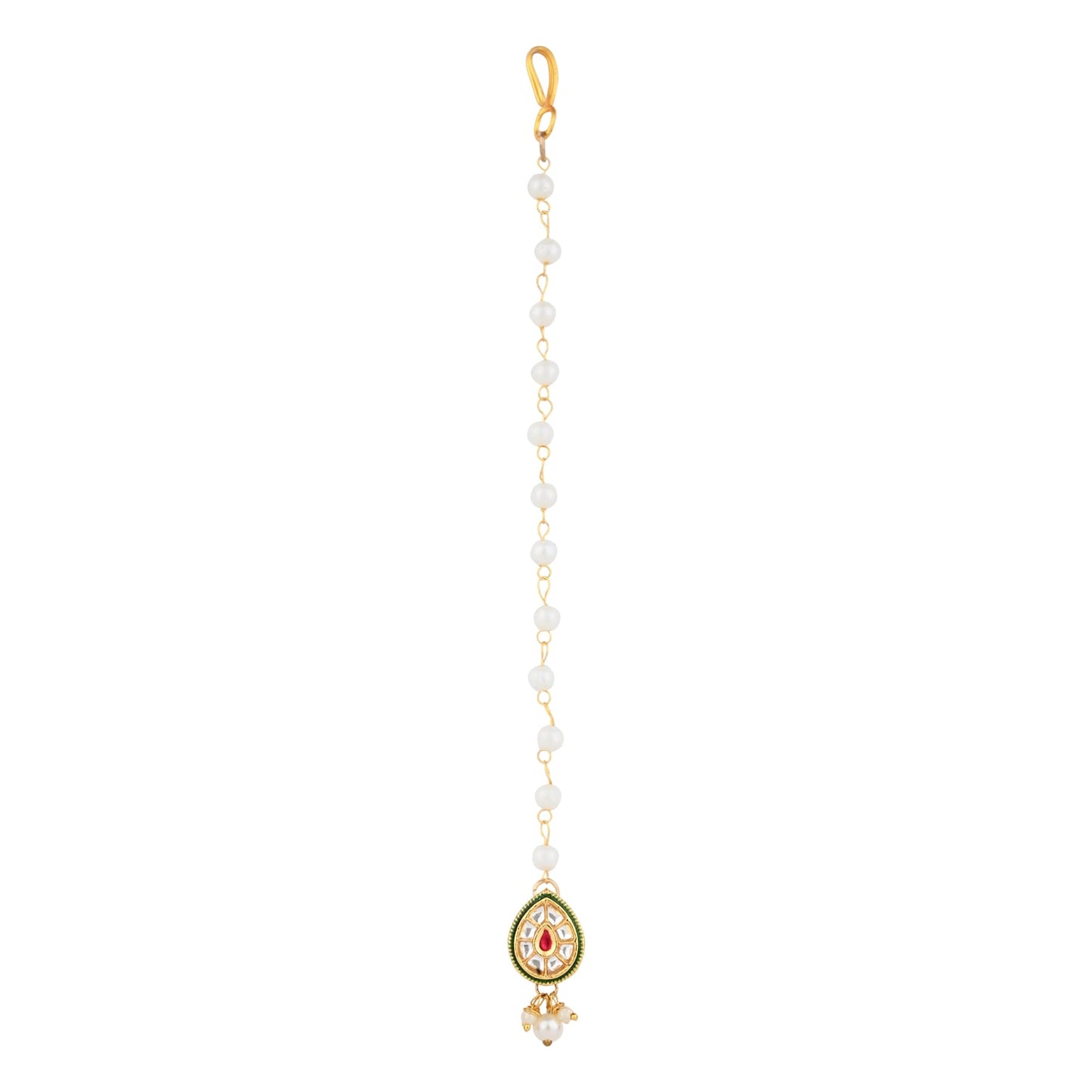 Kundan Stone Maang Tikka for Girls