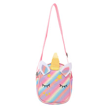 Load image into Gallery viewer, Unicorn Glitter Sling Bag - Light Pink
