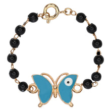 Load image into Gallery viewer, Nazariya Bracelet Butterfly Evil Eye Charm
