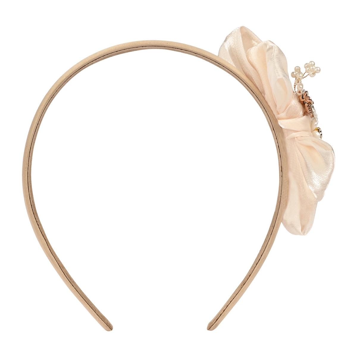 Filigree Embellished Bow Hairband