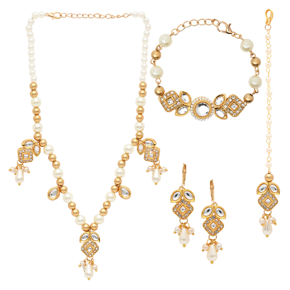 Kundan Jewellery Set for Girls