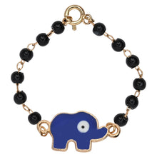 Load image into Gallery viewer, Nazariya Bracelet Elephant Evil Eye Charm
