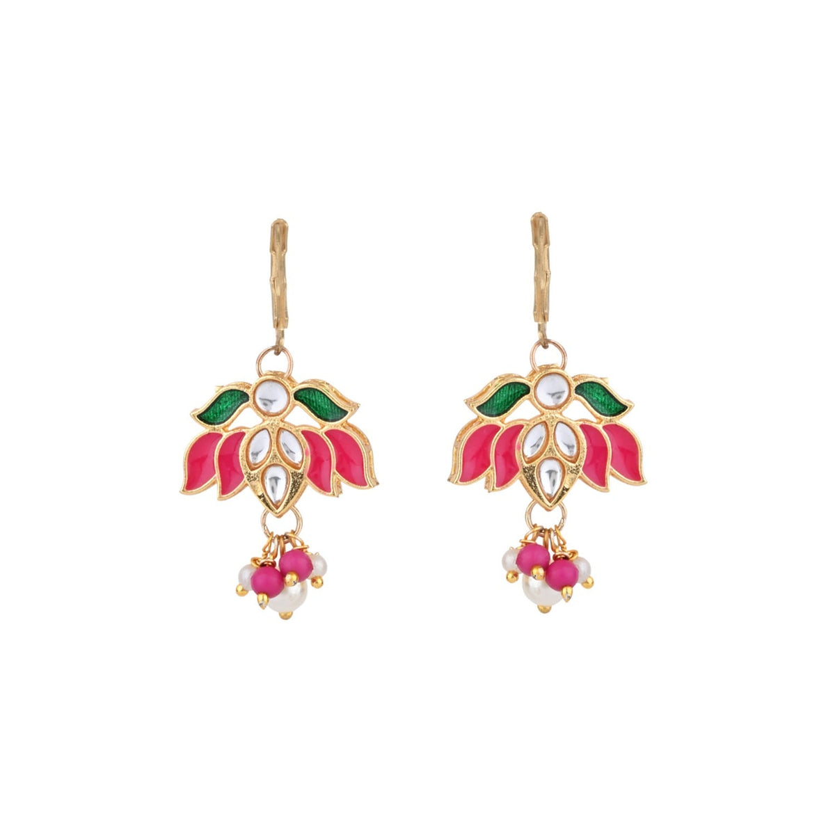 Kundan Stone Ethnic Jewellery Set for Girls
