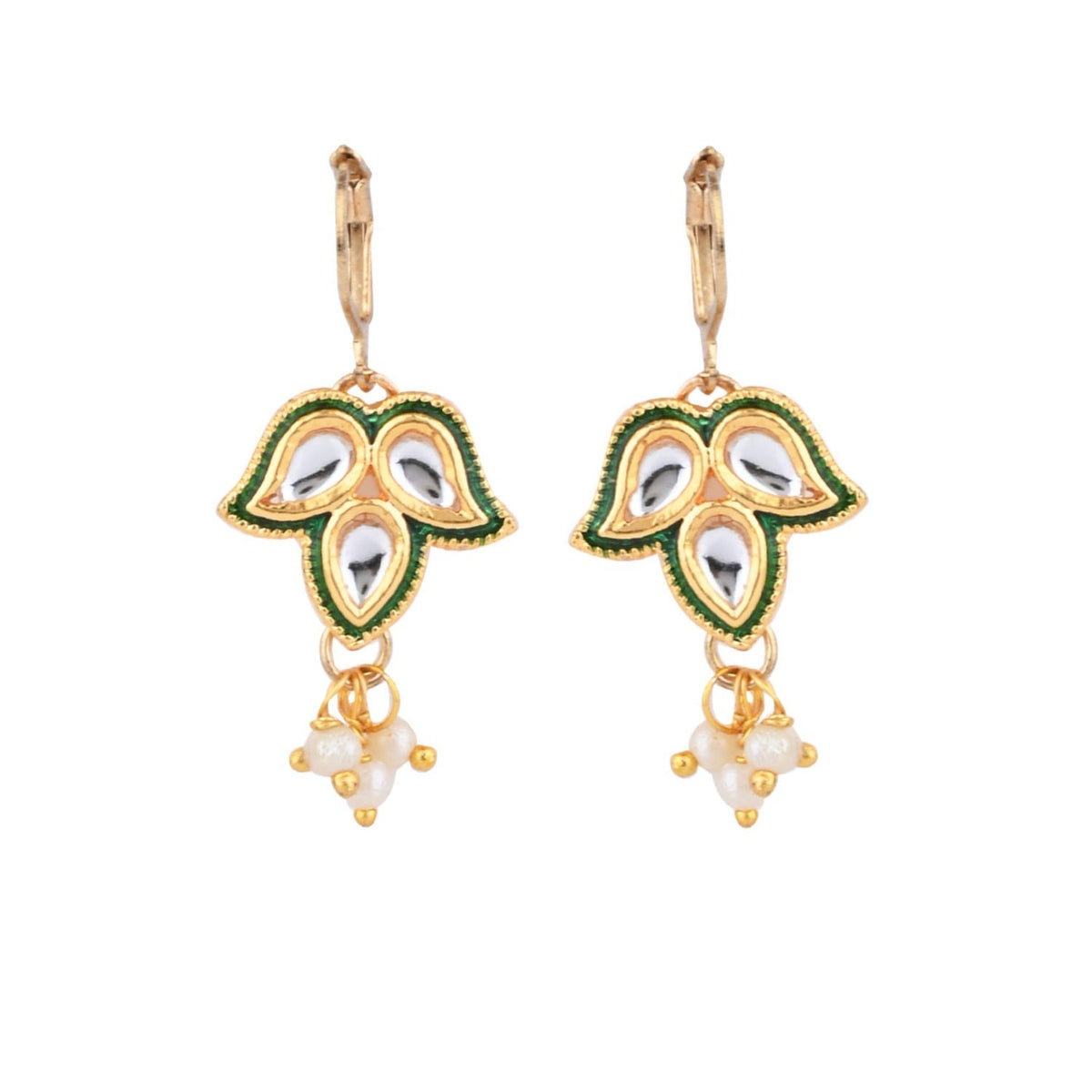 Kundan Stone Ethnic Jewellery Set for Girls