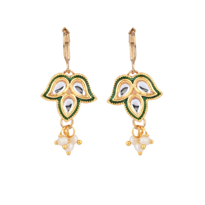 Kundan Stone Ethnic Jewellery Set for Girls