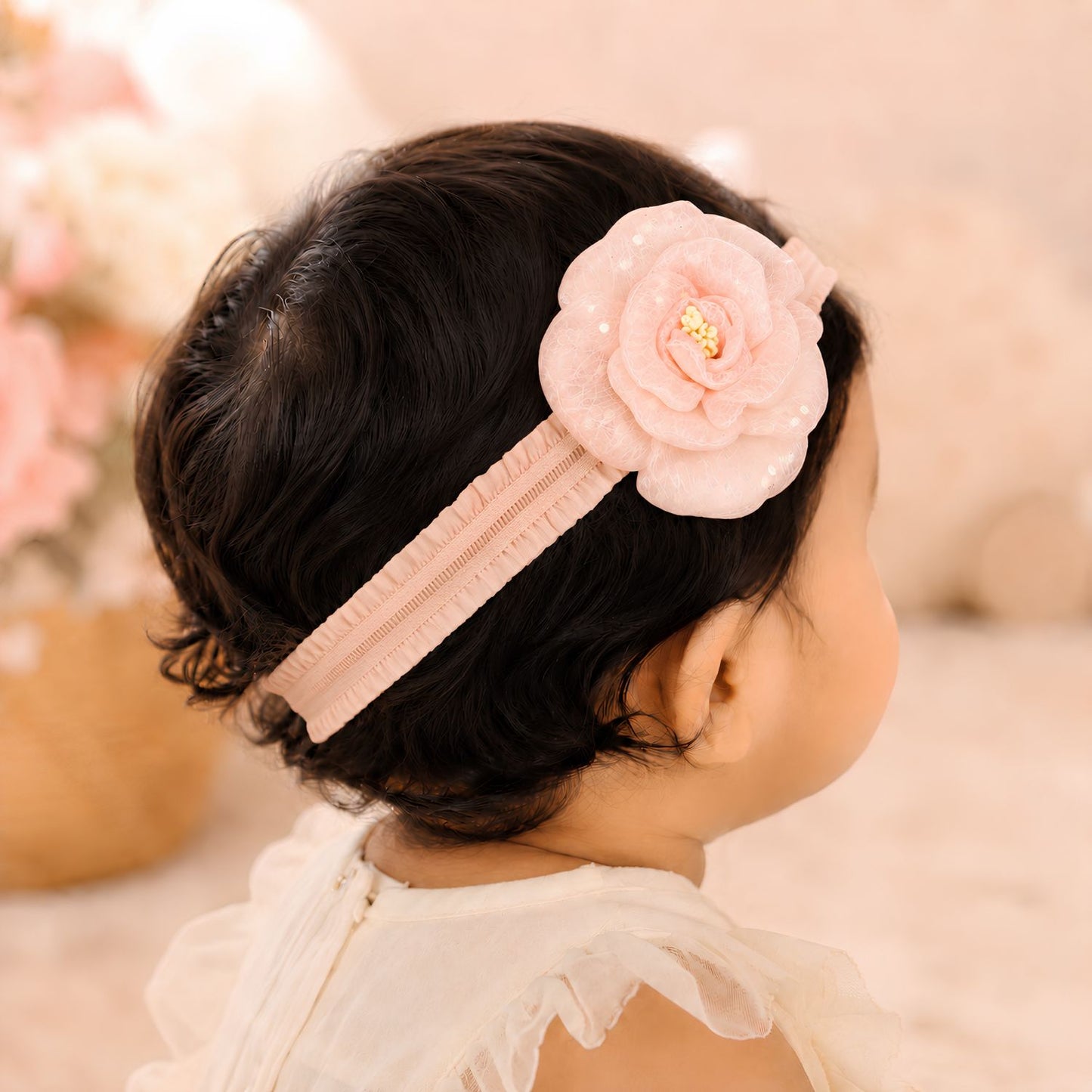Floral Bow Headband