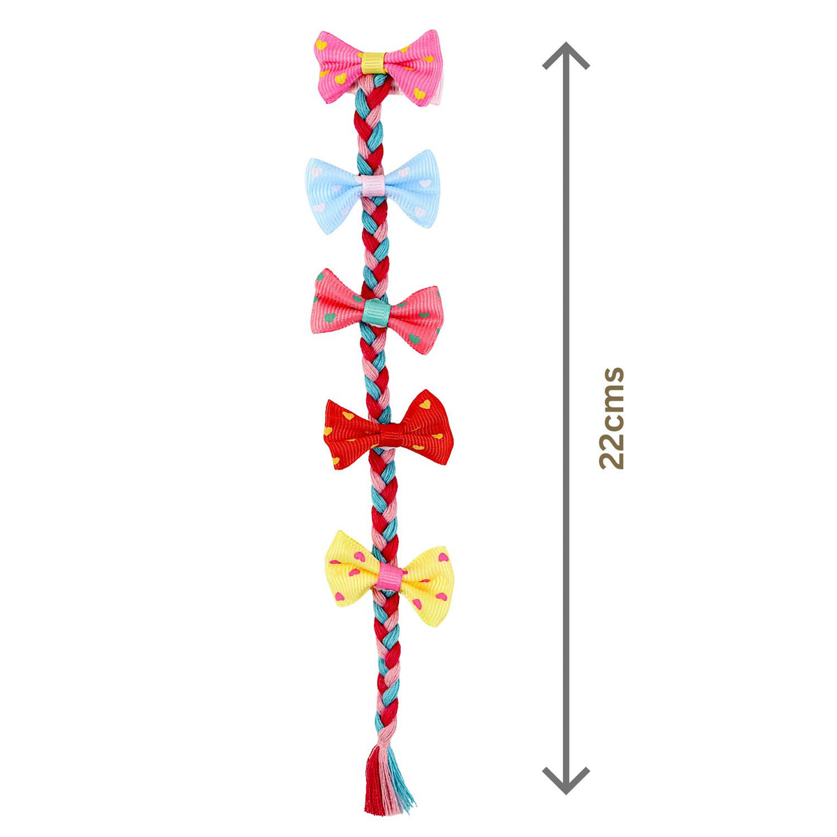 Bow Tassel Kids Hair Clips, Set of 2