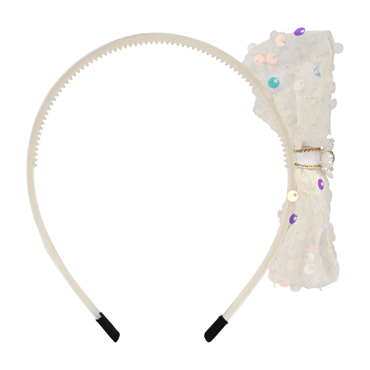 Sequin Bow Embellished Hairband