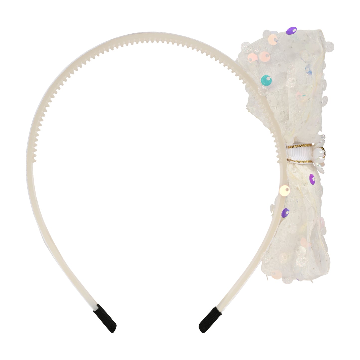 Sequin Bow Embellished Hairband