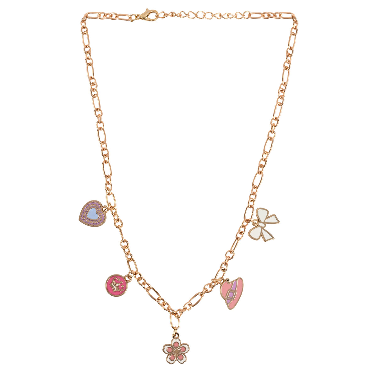 Multi Charm Necklace & Bracelet Gift Set for Sister