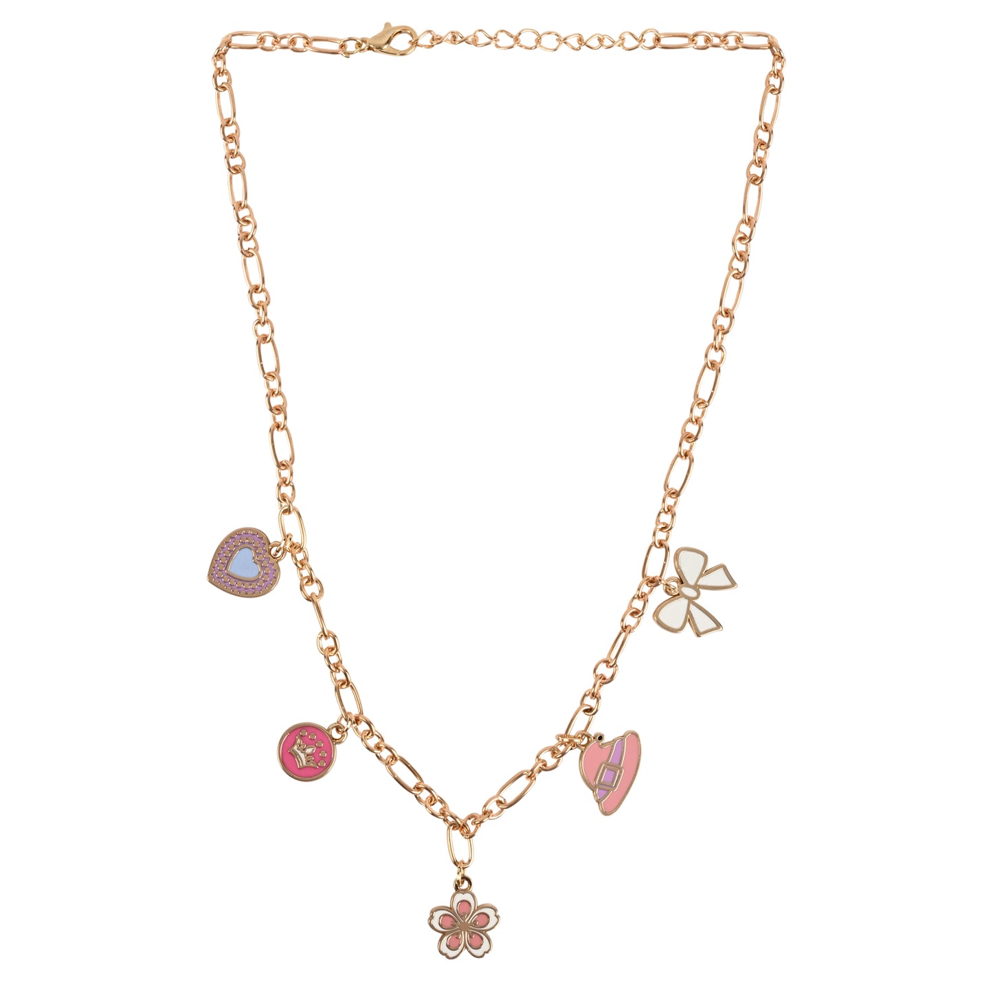 Multi Charm Necklace & Bracelet Gift Set for Sister