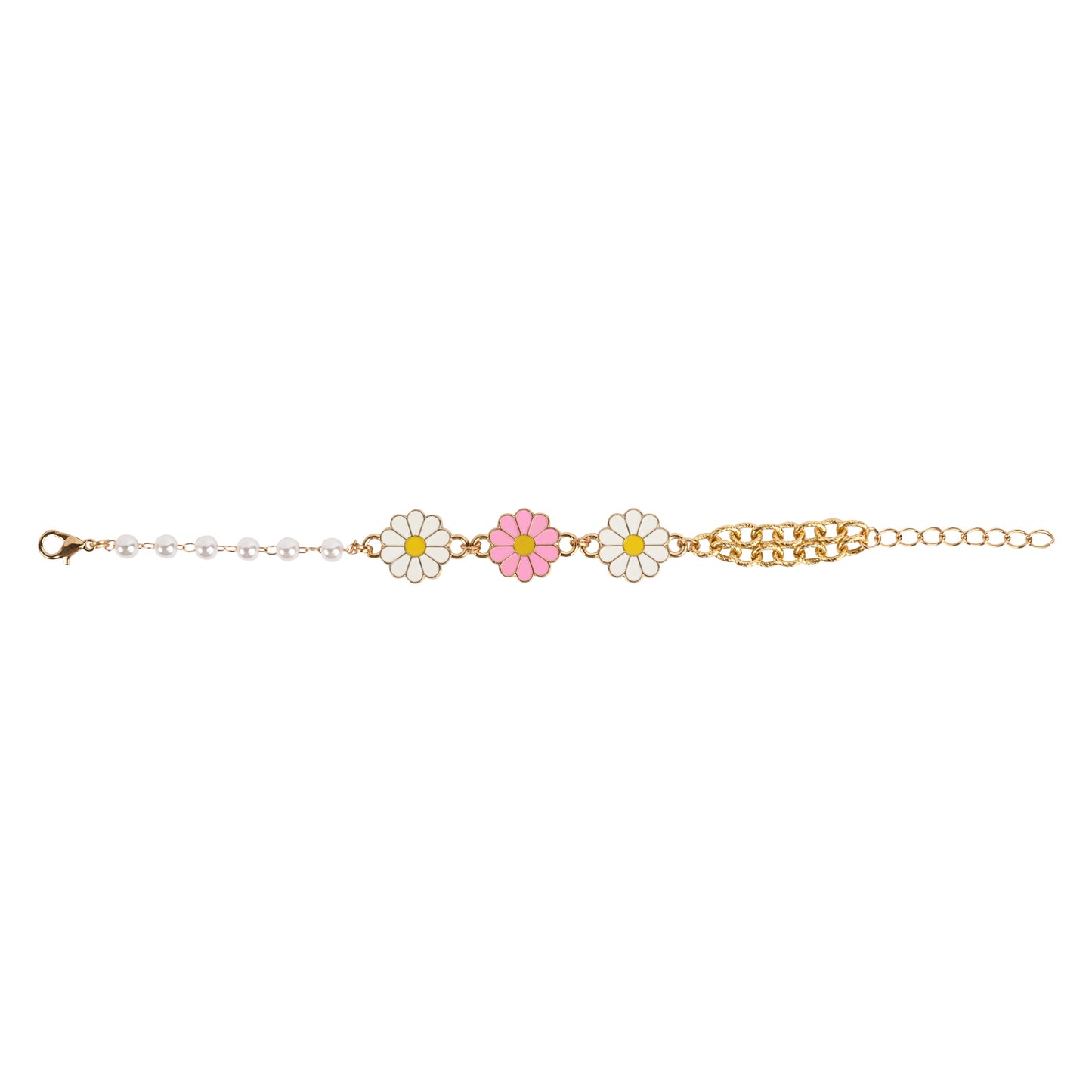 Floral Charm Bracelet Rakhi for Girls