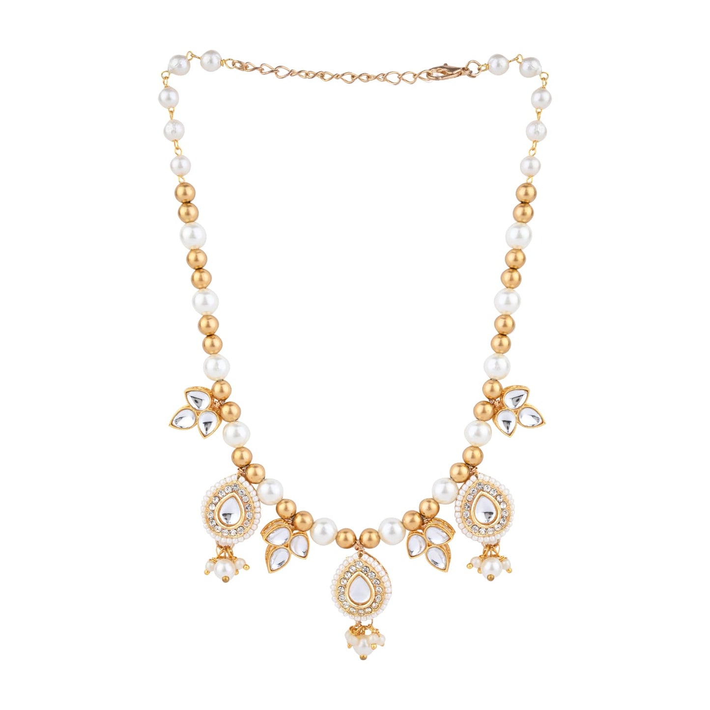 Kundan Stone Ethnic Jewellery Set for Girls