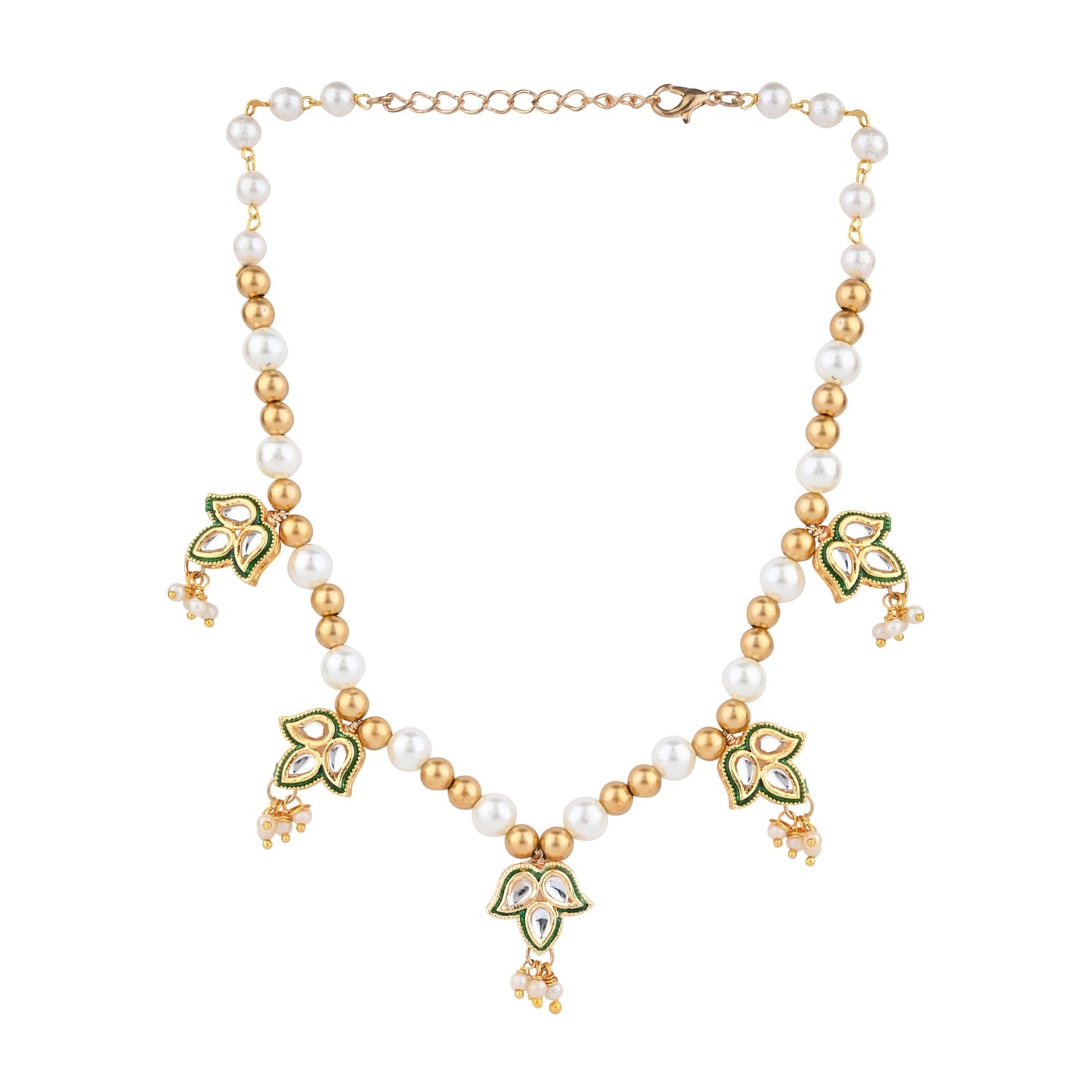 Kundan Stone Ethnic Jewellery Set for Girls