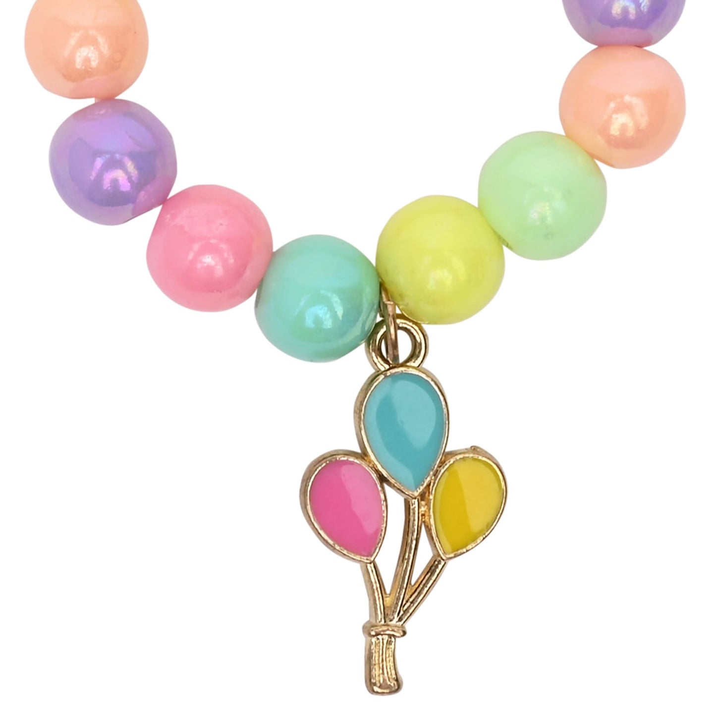 Balloons Charm Beaded Bracelet