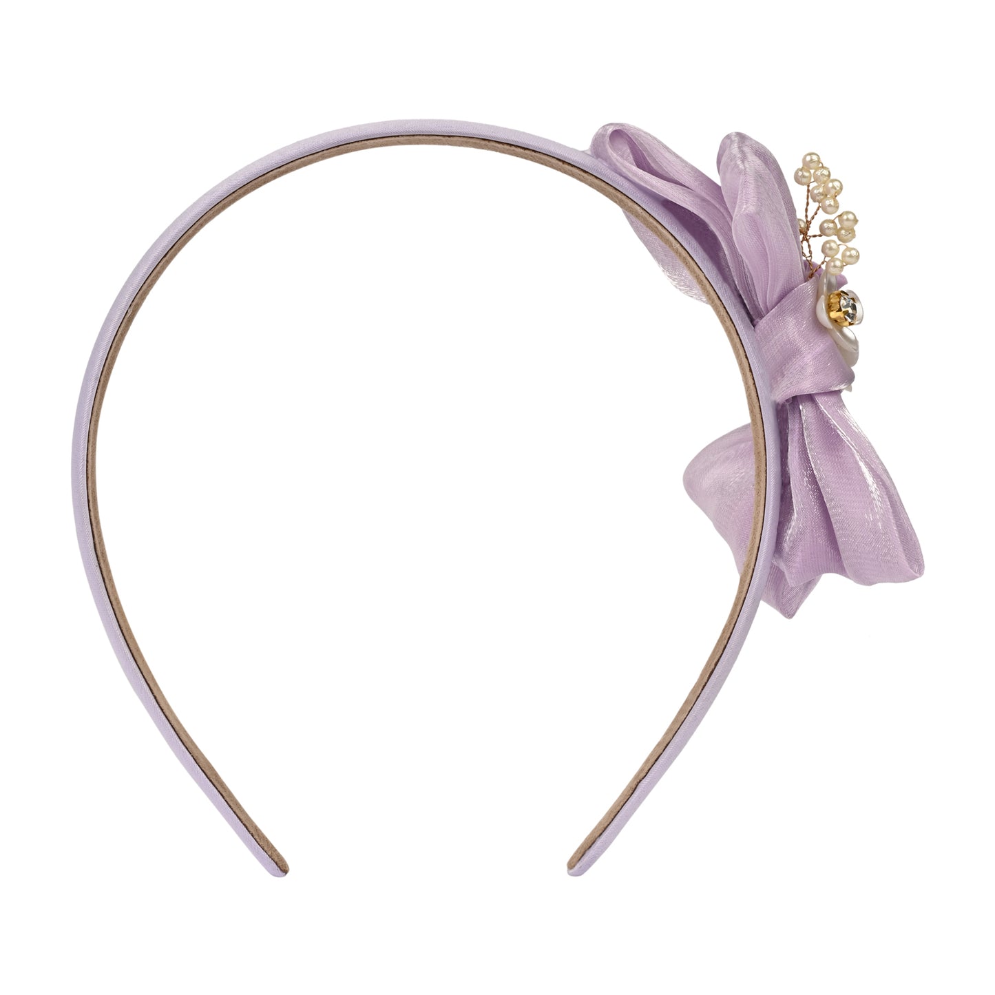Filigree Embellished Bow Hairband